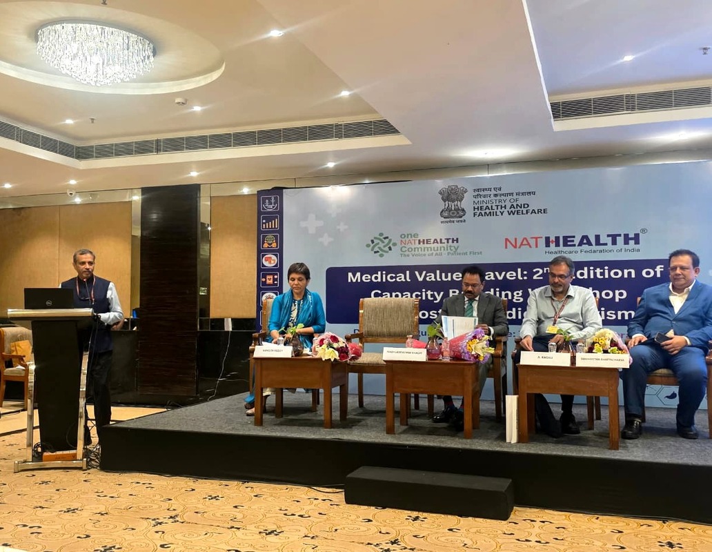 Medical Value Travel (MVT): Way Forward 2nd Edition of Capacity Building Workshop for Boosting Medical Tourism at Hyderabad.