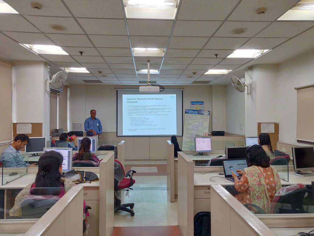 Implementation support session for Incorporation of EHR standards in GoI Health IT Systems at NIHFW, New Delhi
