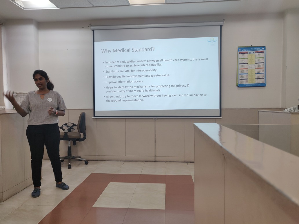 Implementation support session for Incorporation of EHR standards in GoI Health IT Systems at NIHFW, New Delhi